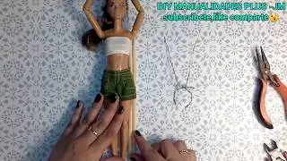 Como hacer Stand/sostenedor para muñecas barbie 💖 DIY stand for barbie dolls