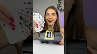 Automatic Card Shuffler! I can&rsquo;t believe it&rsquo;s working😮 #cards #shuffle #tools #hacks