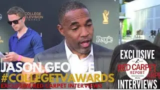 Jason George #GreysAnatomy interviewed at the 38th College Television Awards