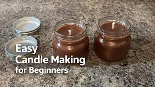 👉 Easy Candle Making for Beginners | Soy Wax Coffee Candles