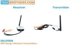 95ft Range Wireless Transmitters for Backup Cameras By TadiBrothers