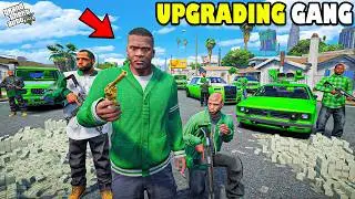 Franklin Upgrades GREEN GANG into the Strongest Gang in GTA 5! 💚🔥| SHINCHAN and CHOP
