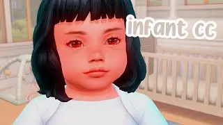 INFANT CC FINDS🍼 (hairs, clothes, newborn overrides, buildbuy) | Sims 4 Custom Content