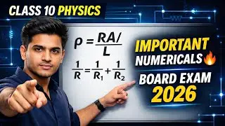 Resistivity Numericals | Resistance in Parallel | Class 10 Physics Board Exam 2026 | Professor GenZ