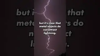Is Lightning Attracted to Metal Roofs? #shorts