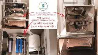 Zaman 400 GPD RO Water Purifier With 62 Liter Hot Cold Normal Heavy Duty Water SS Dispenser