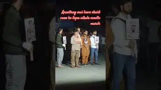 Anantnag mai huve Shahid jvano ke liyea j&k ki jnta ne nikala candle March#army #navy #viral #usa