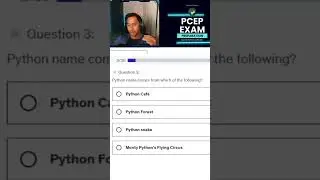 Where is the name Python comes from ? | PCEP example question #javascript #coding #python #pcep