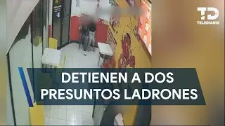 Detienen a dos hombres por robo a negocio en la colonia Niño Artillero en Monterrey