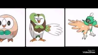 Rowlet evolution line tribute