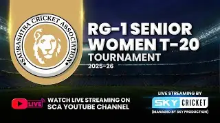 MATCH-4 || BARODA vs SAURASHTRA || RELIANCE G-1 SENIOR WOMEN T-20 TOURNAMENT 2025-26