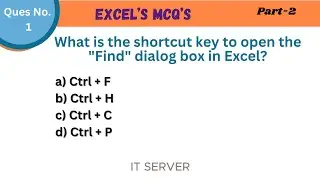Top 20 MS EXCEL MCQ's | | Part-2