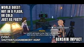 [Genshin Impact World Quest] Hot In A Flash, Or Cold Just As Fast?: Talk To Ninette