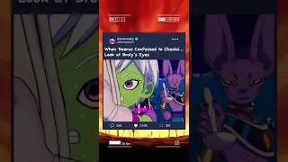 When Beerus Confessed to Cheelai&hellip; Look at Broly&rsquo;s Eyes #anime #dragonball #goku