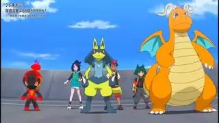 Liko, Roy & Ulta Vs The Six Heroes! (Pokemon Horizons/Mega Voltage)