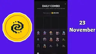 Pixel Tap By Pixelverse Daily Combo Cards 23 November 2024 | Today's PixelTap Daily Combo #pixeltap