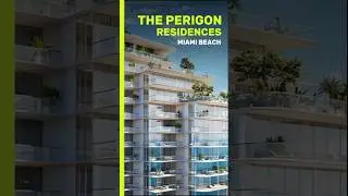 Gracious 10-foot ceilings with floor-to-ceiling windows | The Perigon Miami Beach #shorts
