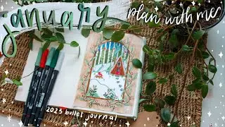 BULLET JOURNAL PLAN WITH ME // january 2023 bujo setup!!