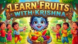 Изучаем фрукты вместе с Кришной 🍎🍌 | Весело и познавательно для детей | Лаборатория Бхакти