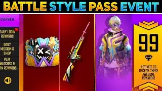 BATTLE STYLE PASS EVENT IN TELUGU||BATTLE IN STYLE EVENT||ff new event||ff new event In telugu||