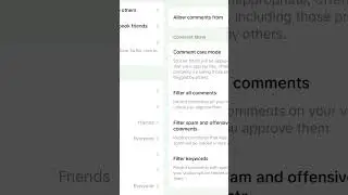 Tiktok comment setting | how to setting of tiktok comment | #shorts #tiktok #comment
