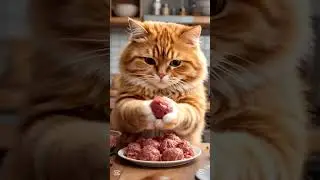 AI Cat Chef 🍳 | Funny Cat Cooking Video | #Cats #Shorts #ViralVideo #AICat