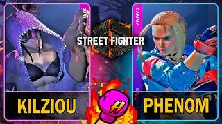 SF6 Kilzyou (JURI) VS Phenom (CAMMY)🥊Street Fighter 6🥊スト6🥊4K 60ᶠᵖˢ