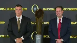 Miami, Indiana coaches make final appearance before College Football Playoff National Championship