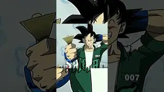 Dragon 🐉 ball characters playing squid game |#goku#vegeta#squidgame