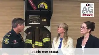 What causes a fire in an empty house?