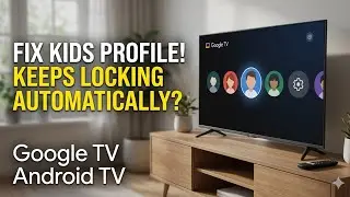 How to Fix Kids User Profile Locking Automatically on Google TV Android TV OS 14 Step-by-Step Guide