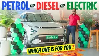 Kia Carens Clavis EV ⚡ 25 Differences ⚡ Petrol vs Diesel vs Electric 🤯 Which is Best ?