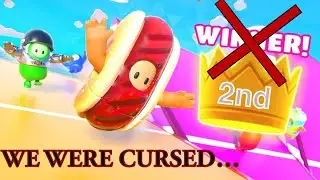 CURSED FALL GUYS | We COULDN'T win... at first.