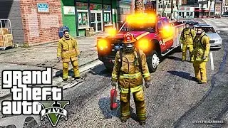 GTA 5 - Rescue Mod V - FIREFIGHTER 9 - (GTA 5 - Rescue Mod V - FIREFIGHTER ) WORST EP