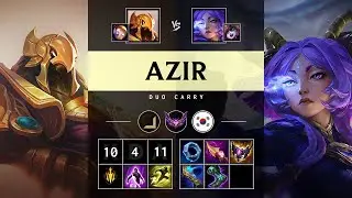 Azir Carry vs Yunara - KR Master Patch 25.17