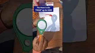 Image of Sun, Focus and Focal Length of Convex Lens || Activity 10.2 Class 10 Science #shorts