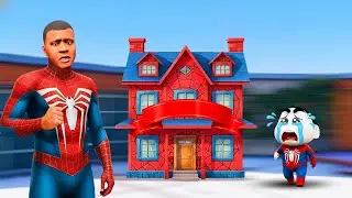 Franklin and Shinchan Turned His House into a SpiderMan House 😱 | GTA 5 Malayalam 