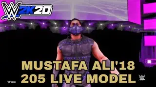 wwe 2k20 mustafa Ali 205 live 2018 model.