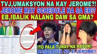 SA WAKAS‼️JEROME,MAY SCHEDULE NA SA EAT BULAGA‼️EB,DAPAT ILIPAT SA GMA DAHIL DITO⁉️ BUONG DETALYE⬇️