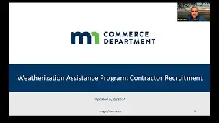 Contractor Recruitment | Weatherization Assistance Program (webinar)