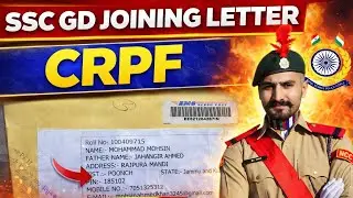 Ssc gd constable joining letter crpf 2025 j&k #sscgd #sscgdresult #rwa #trending 