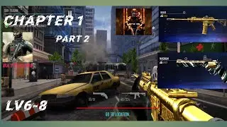 BattleOps | Solo FPP mode |  gameplay (android) chapter1 | (LV6-8)!✔️