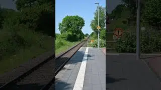 🚆 Triebwagen Lint DB 648 457-9 f&auml;hrt durch den Hp Melsdorf als RE 74 in Richtung Kiel / 4K