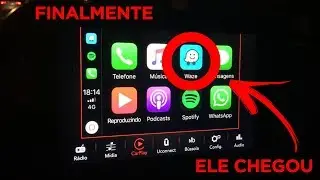 FINALMENTE: Waze funcionando no Apple CarPlay - Fiat Argo Drive 1.3 Manual