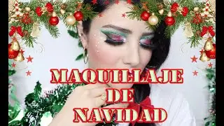 Maquillaje navide&ntilde;o 2019 (para principiantes) Paso a paso tutorial, makeup for Christmas