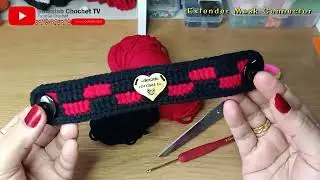 How to crochet face mask extender for Beginner