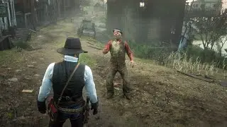 Why you shouldn't mislead the drunk guy in Van Horn | RDR2