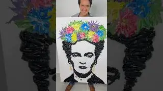 ART REVEAL 90! 🎨 #art #painting #fridakahlo #colors #gemstone #oilpainting #acrylicpainting