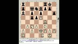 Stockfish 250702 vs Equinox 3.3 | King's Pawn: Sicilian Bowdler Attack #chess