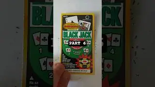 BLACK JACK SCRATCHER TICKER - PART 6 #shorts #reels #foryou #2025 #blackjack #scratch #lottery #hype